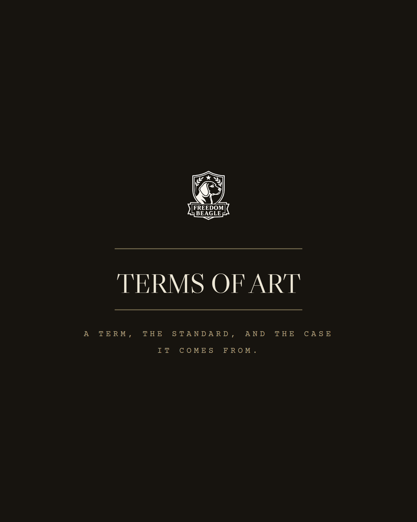 Terms of Art