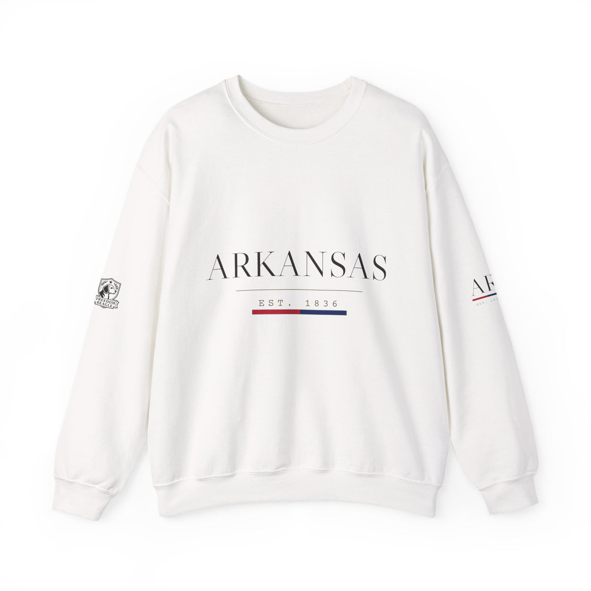 Arkansas — Freedom Beagle State Series Crewneck (Sand)