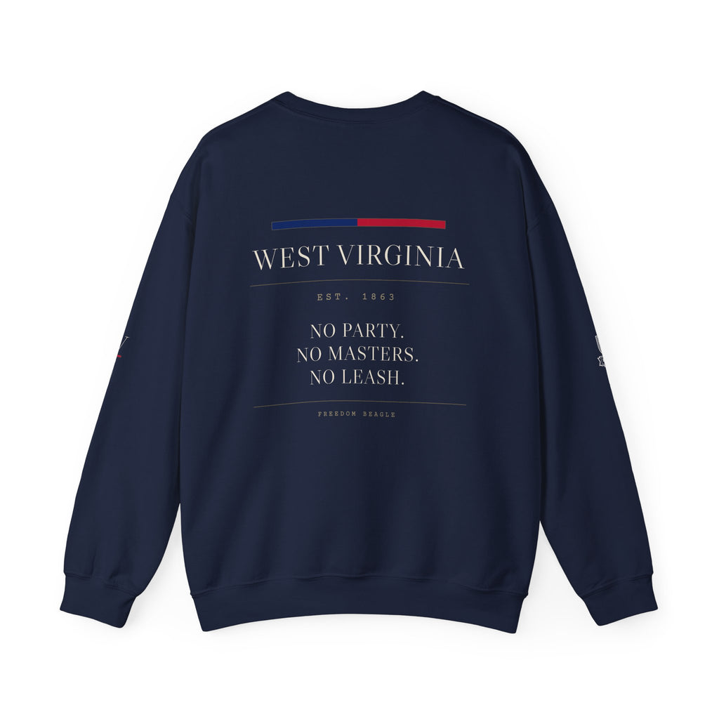 West Virginia — Freedom Beagle State Series Crewneck (Black)