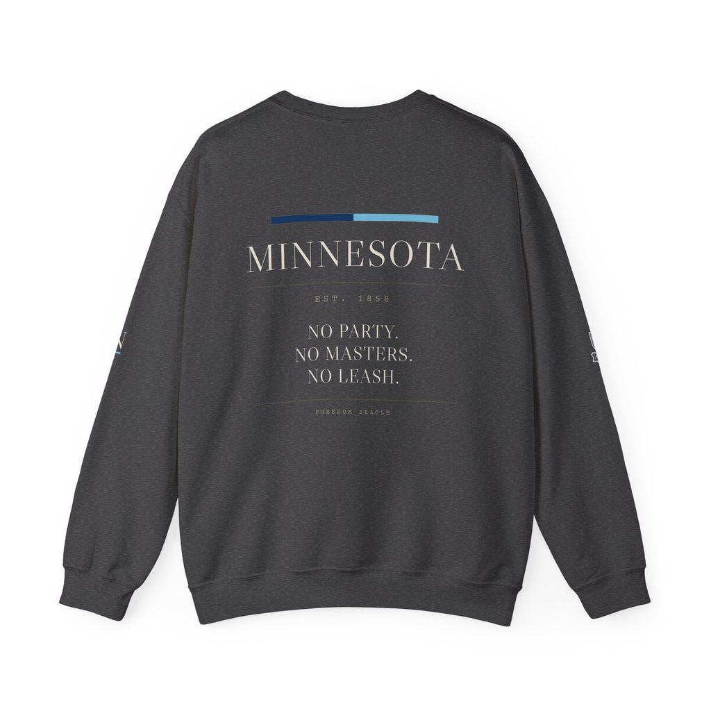 Minnesota — Freedom Beagle State Series Crewneck (Black)