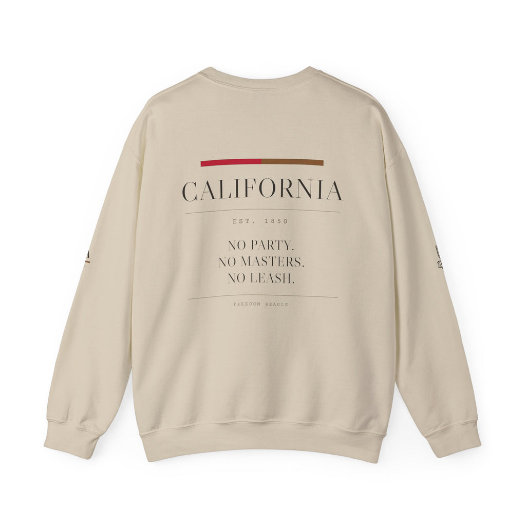 California — Freedom Beagle State Series Crewneck (Sand)