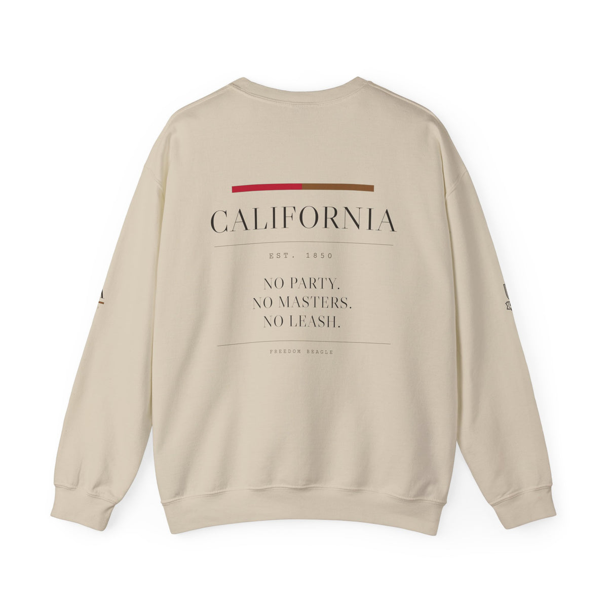 California — Freedom Beagle State Series Crewneck (Sand)