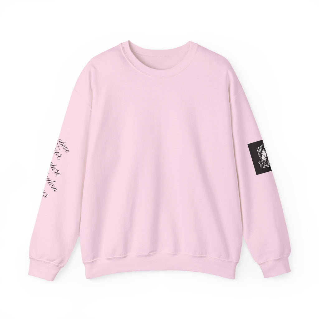 Crewneck Sweatshirt - Rise Above Fear Freedom Beagles on Eagles Design