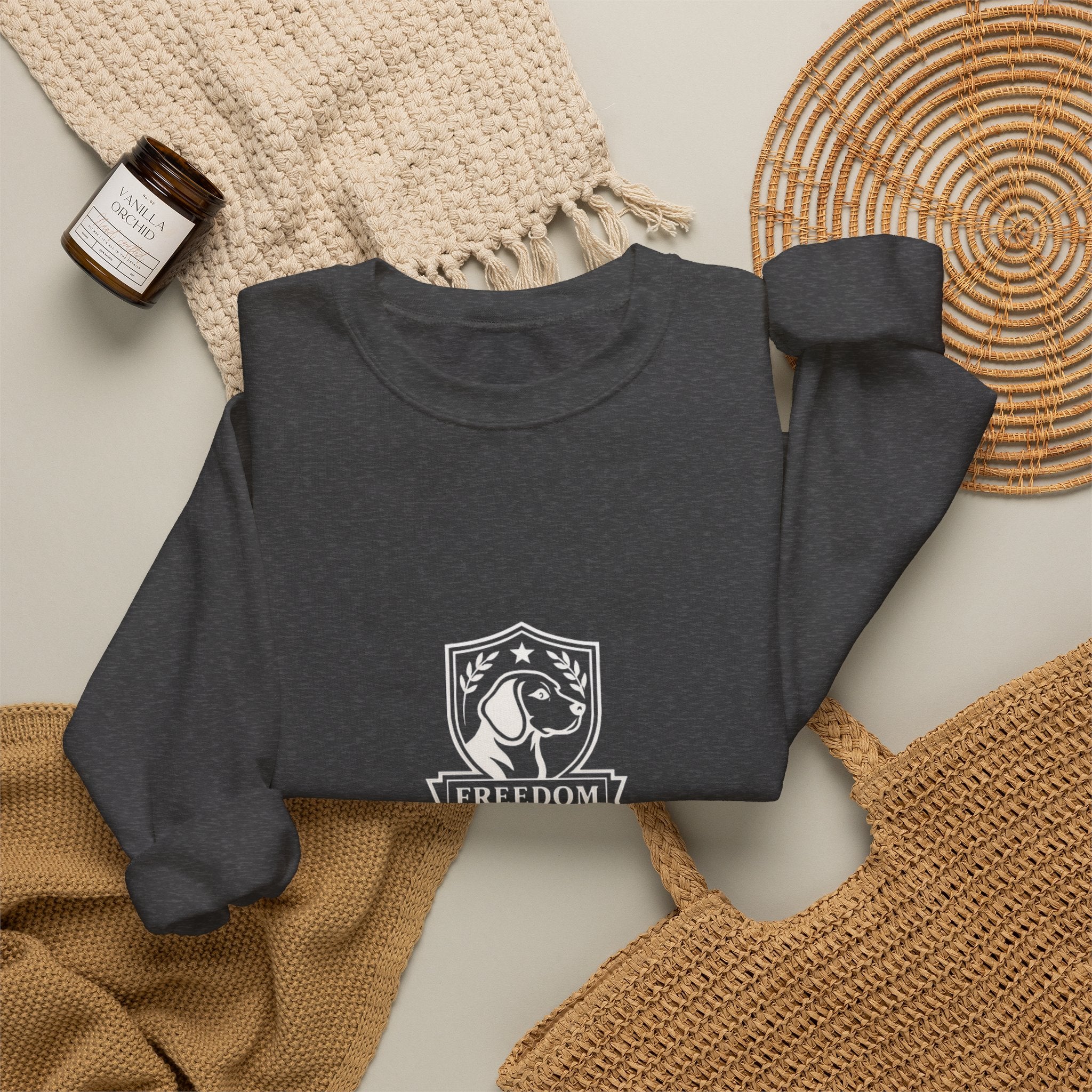 Quis Custodiet Full Kit Crewneck — Who Watches the Watchmen (Black)