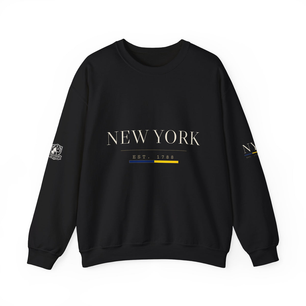 New York — Freedom Beagle State Series Crewneck (Black)