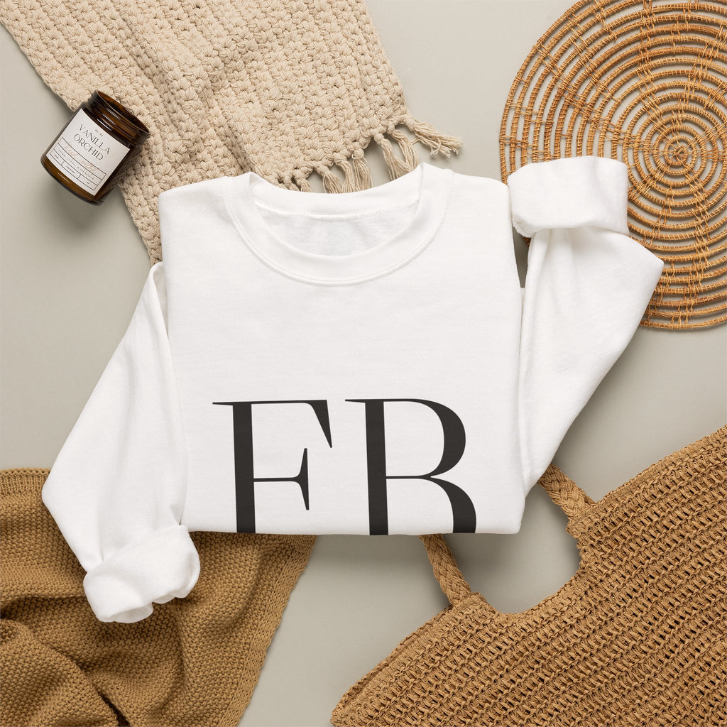 Monogram Full Kit Crewneck — Freedom Beagle, Stacked (Sand)