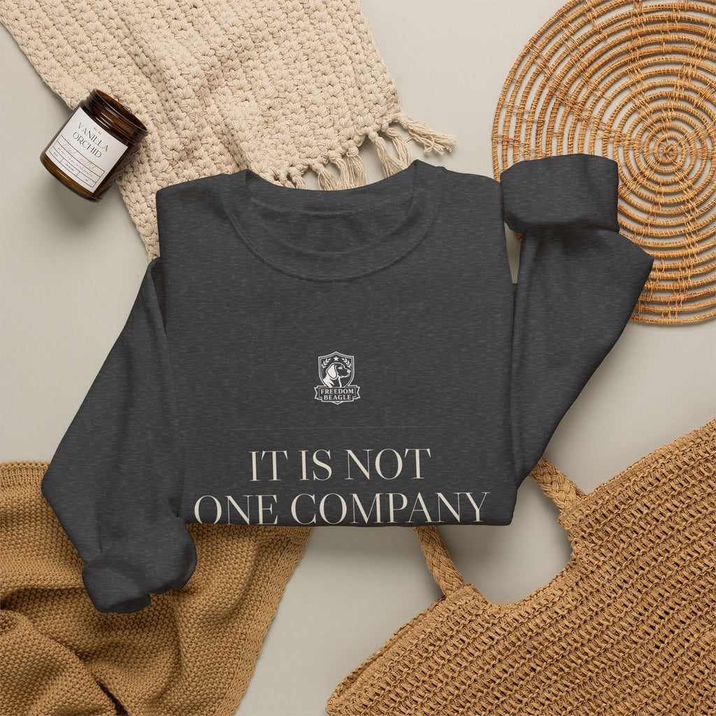 It Is Not One Company — ALPR Crewneck (Black)