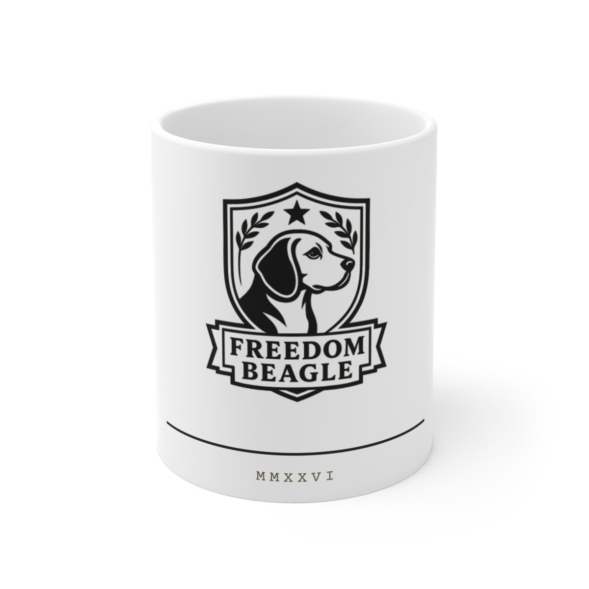 Freedom Beagle Crest — MMXXVI Mug