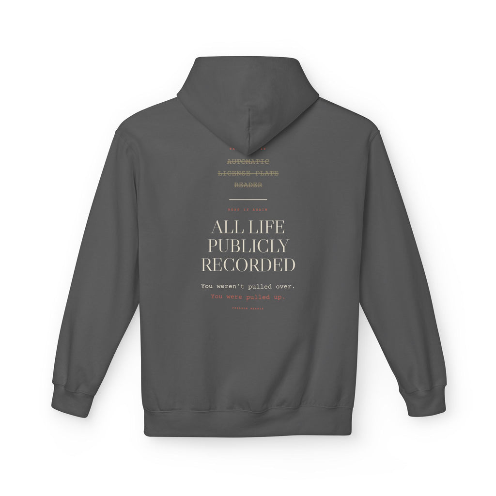 Read It Again — ALPR Hoodie (Black)