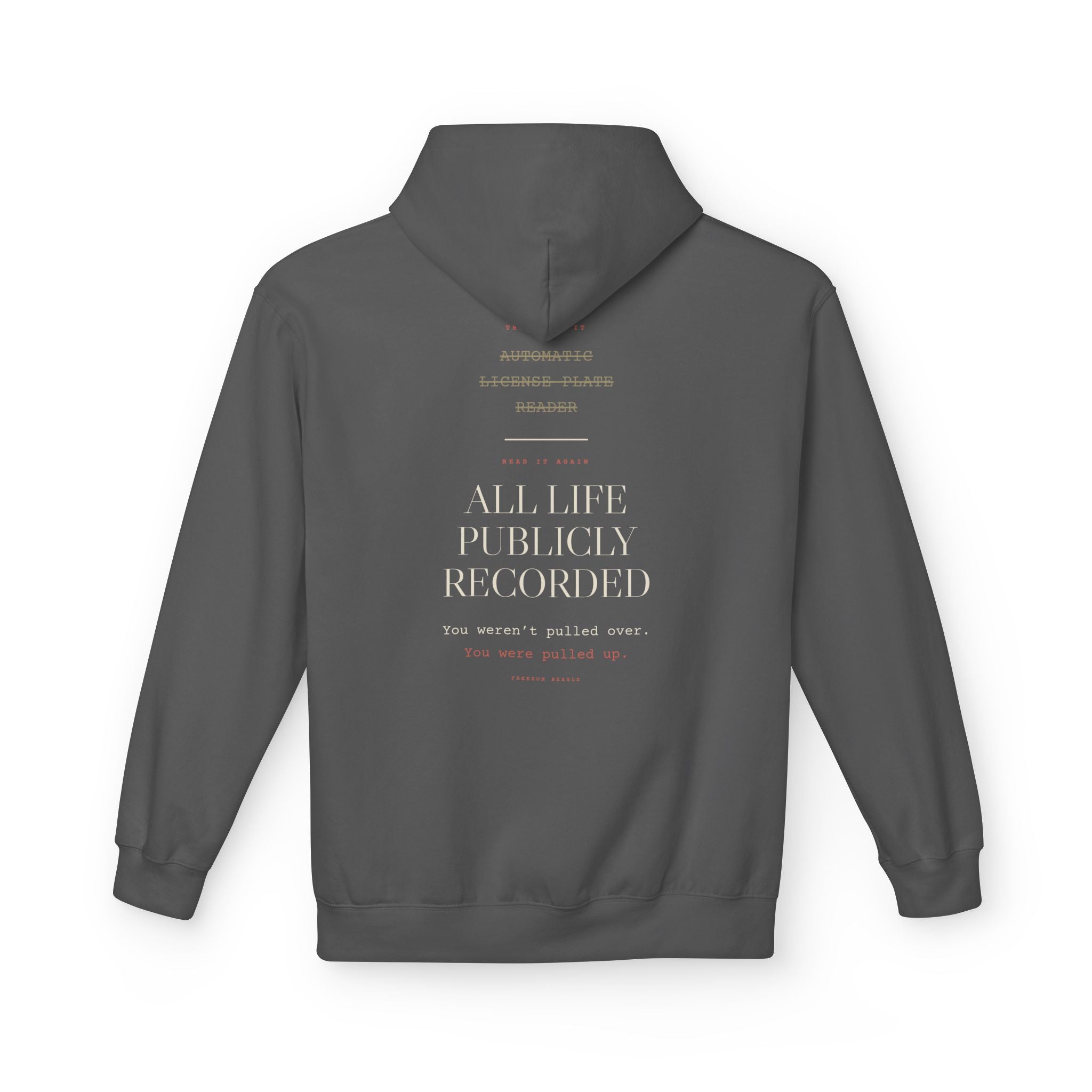 Read It Again — ALPR Hoodie (Black)