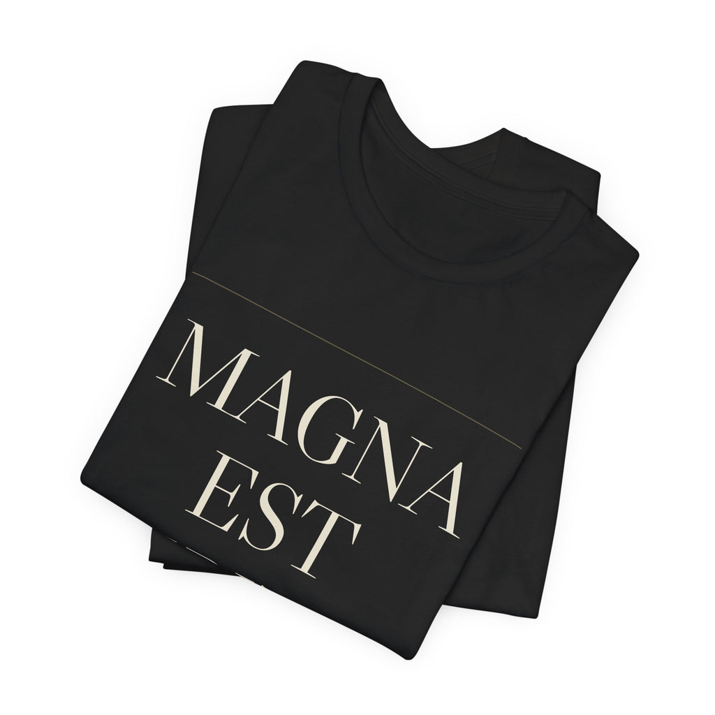 Magna Est Veritas — Great Is the Truth Tee (Black)