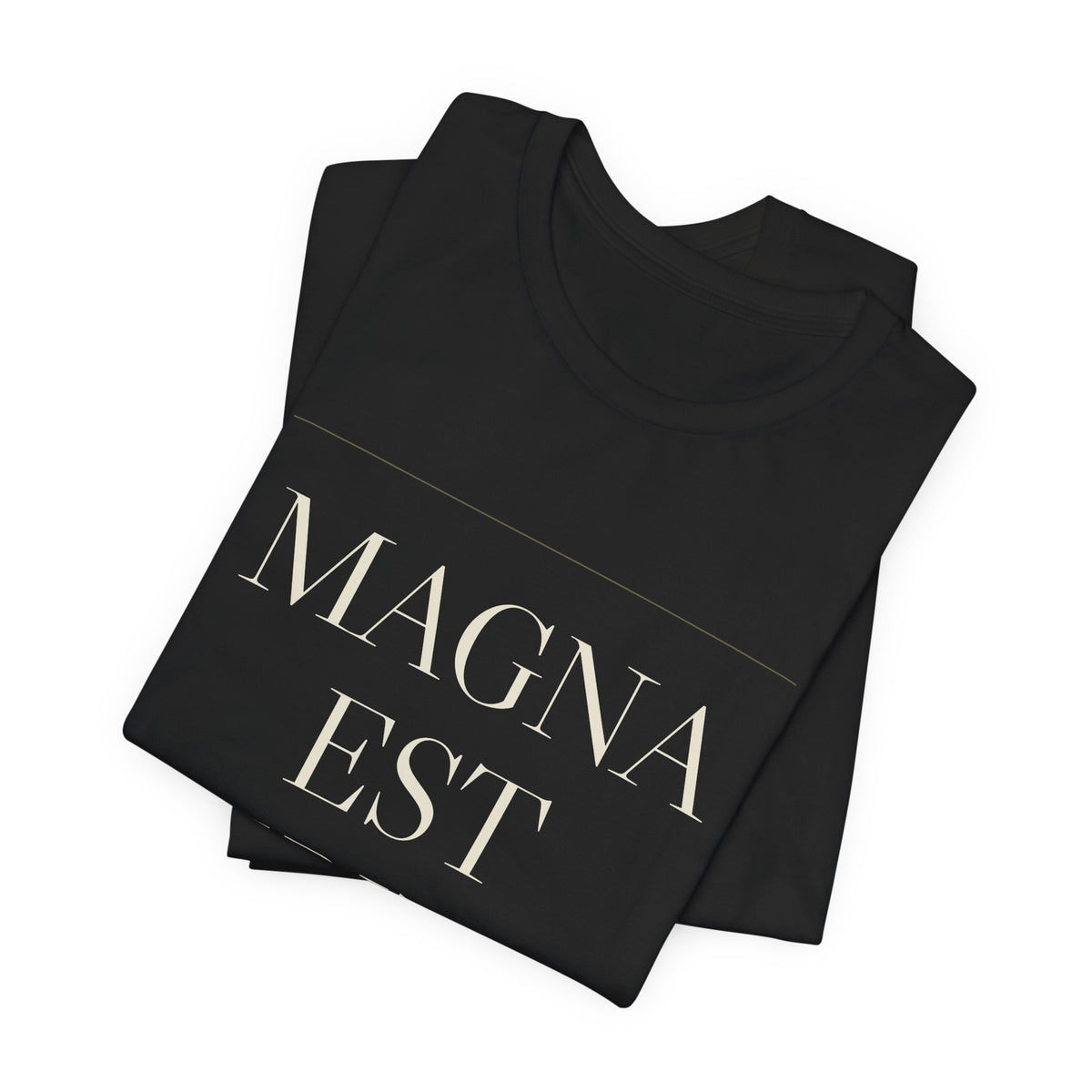 Magna Est Veritas — Great Is the Truth Tee (Black)