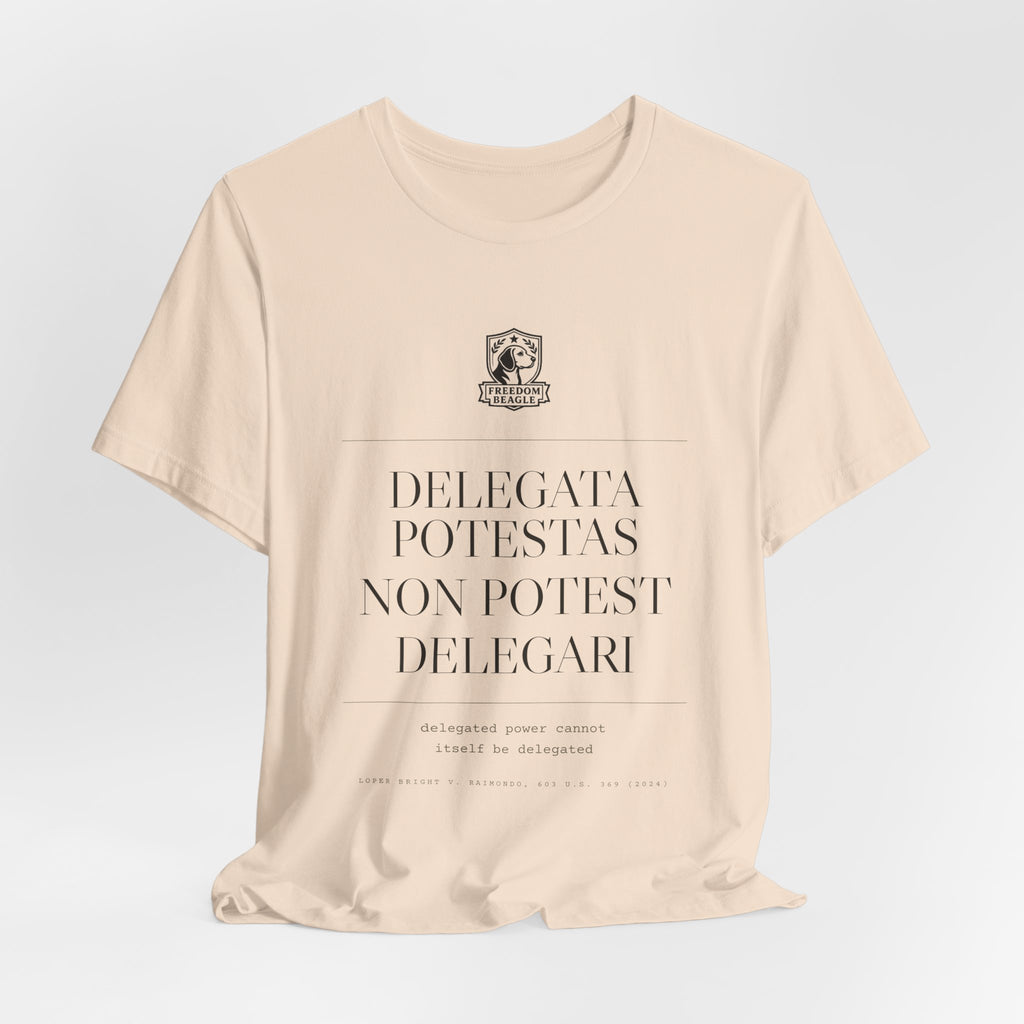 Delegata Potestas Non Potest Delegari — Administrative State Tee (Natural)