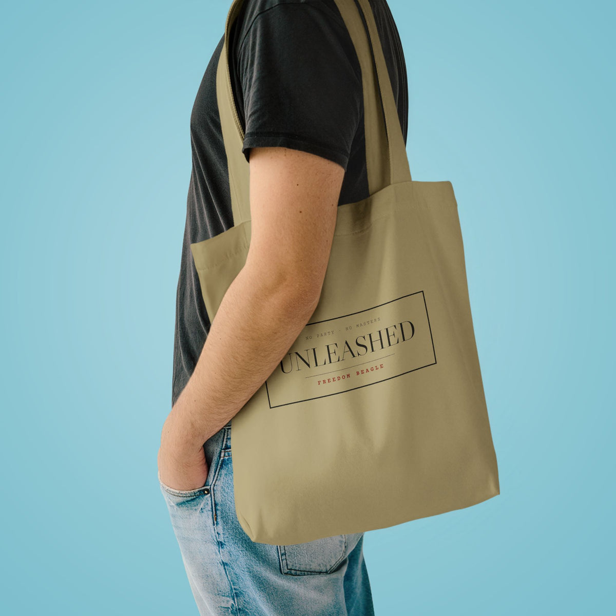 Unleashed — Stamp Tote (Bone)