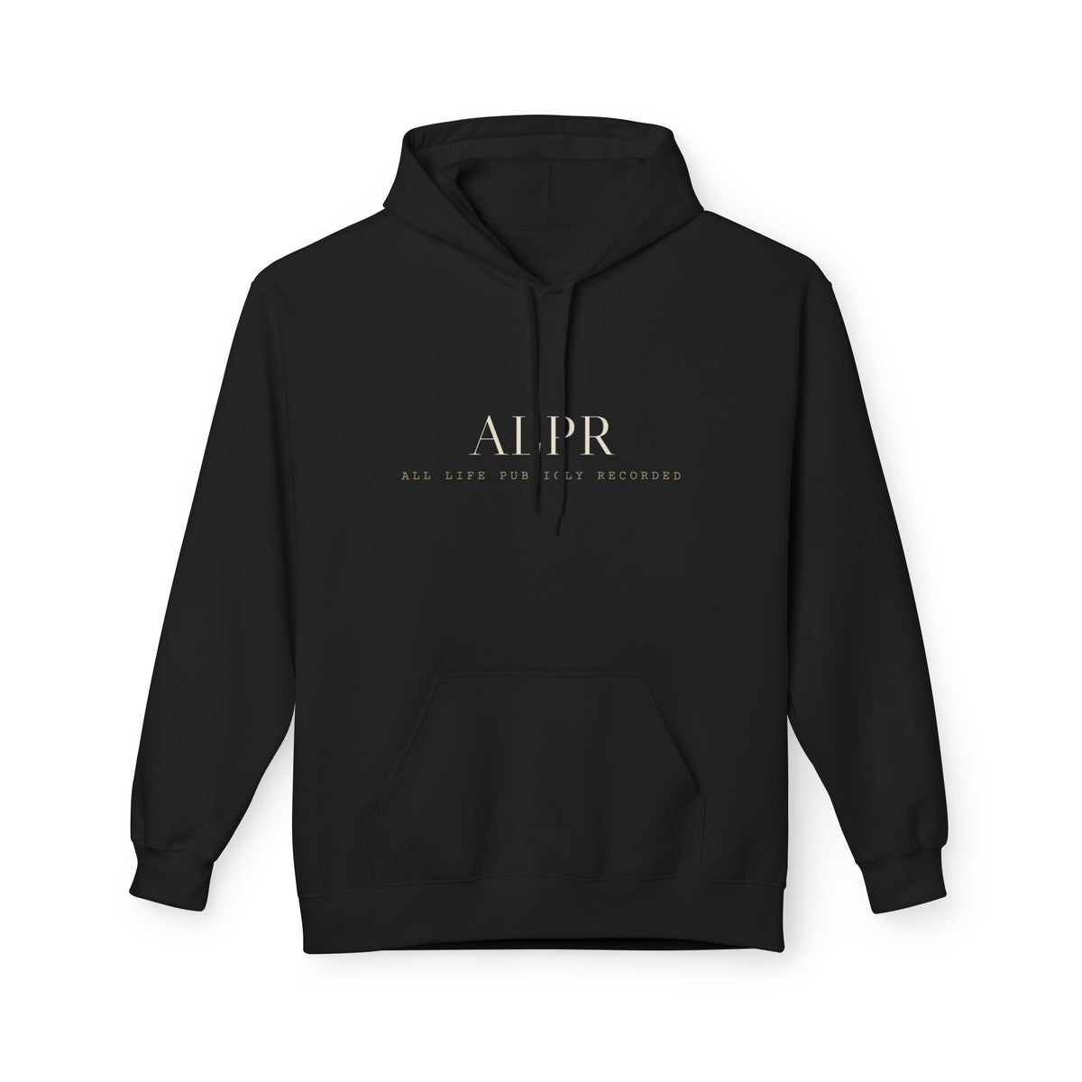 ALPR — All Life Publicly Recorded Hoodie (Black)