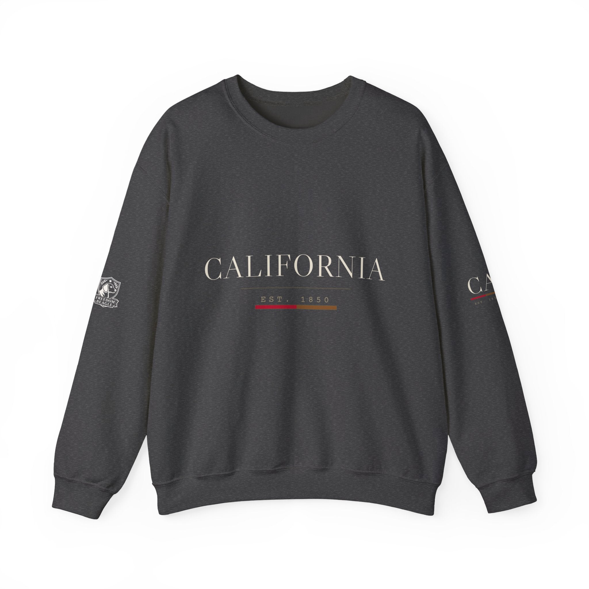 California — Freedom Beagle State Series Crewneck (Black)