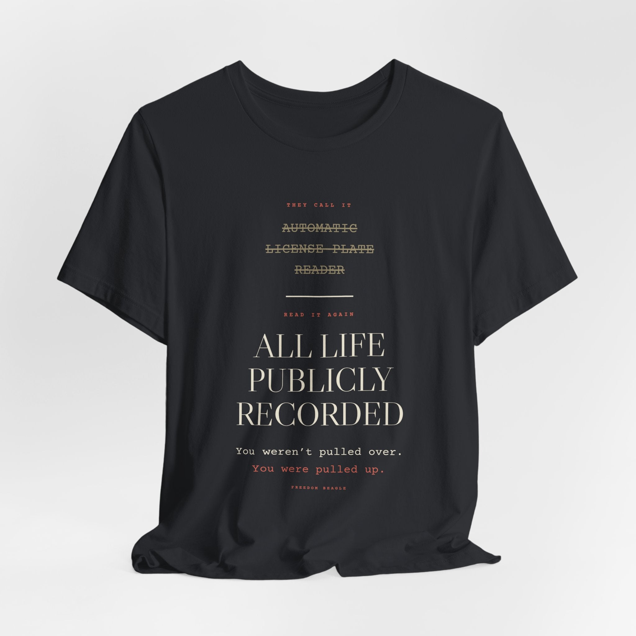 Read It Again — ALPR Tee (Black)