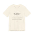 Qualified Immunity, n. — Terms of Art Tee (Natural)