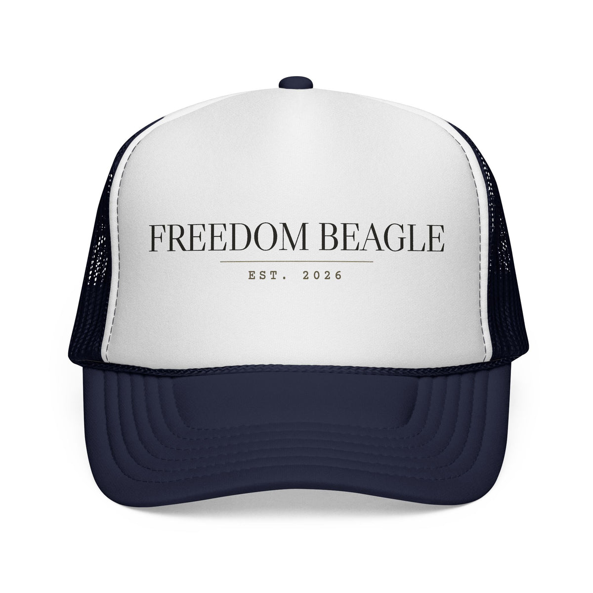 Freedom Beagle Trucker Cap — Est. 2026 (Black)