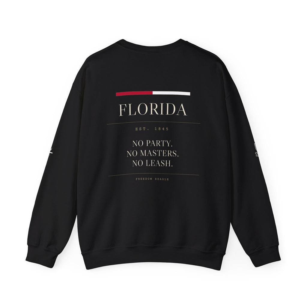 Florida — Freedom Beagle State Series Crewneck (Black)