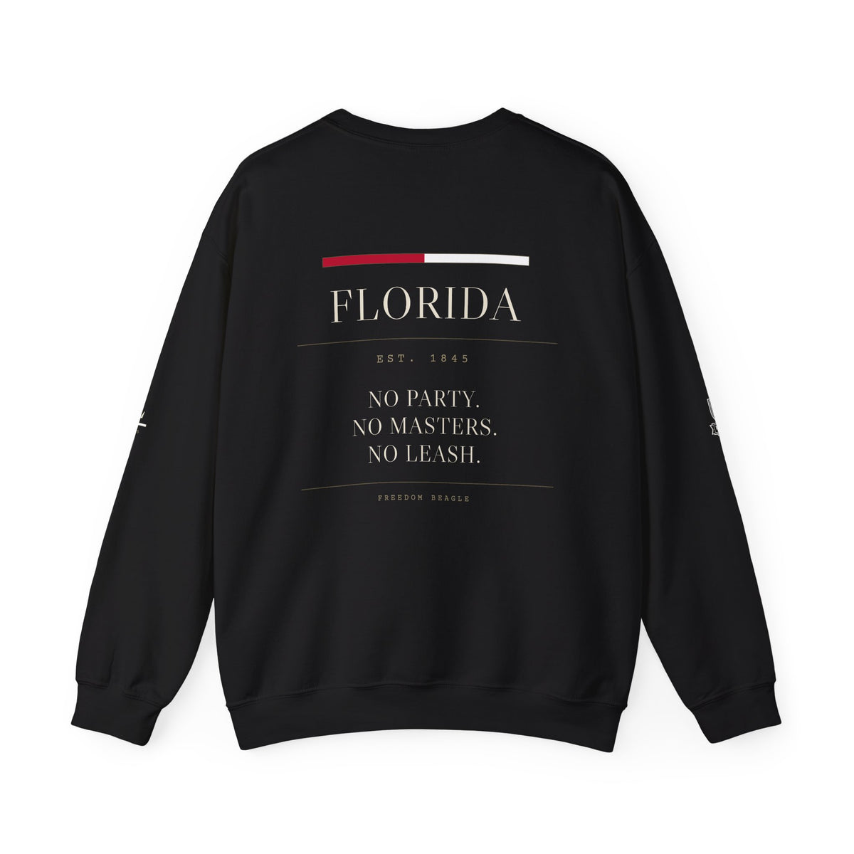Florida — Freedom Beagle State Series Crewneck (Black)