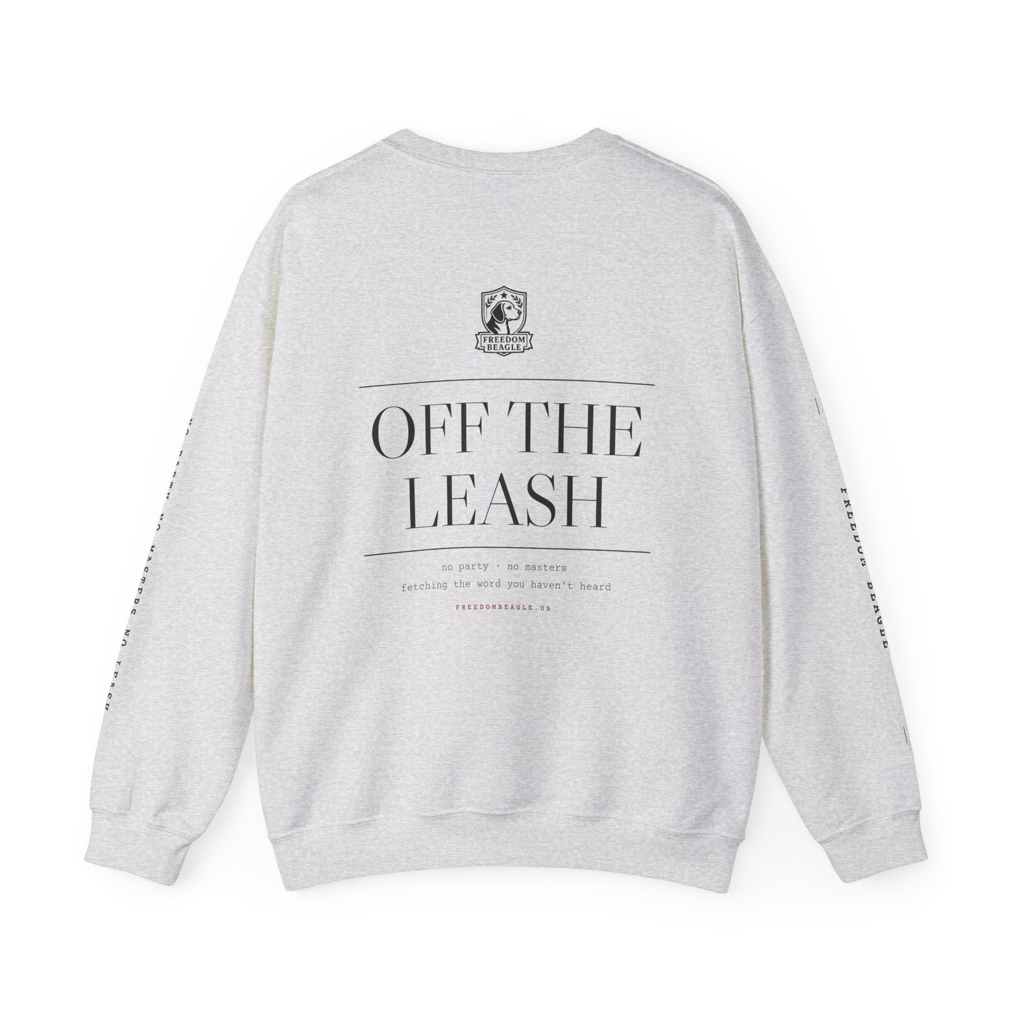 Off the Leash Full Kit Crewneck — Full Back Print (Sand)