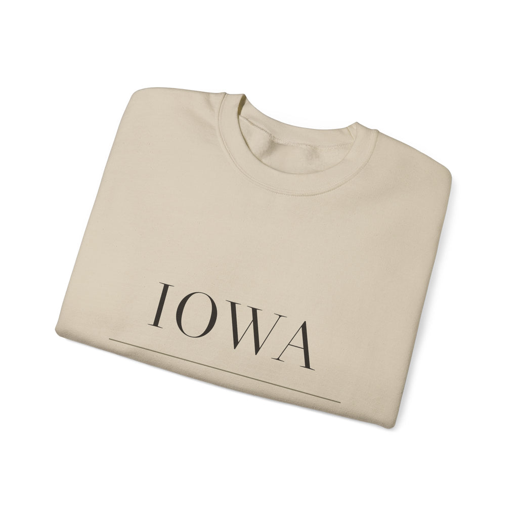 Iowa — Freedom Beagle State Series Crewneck (Sand)