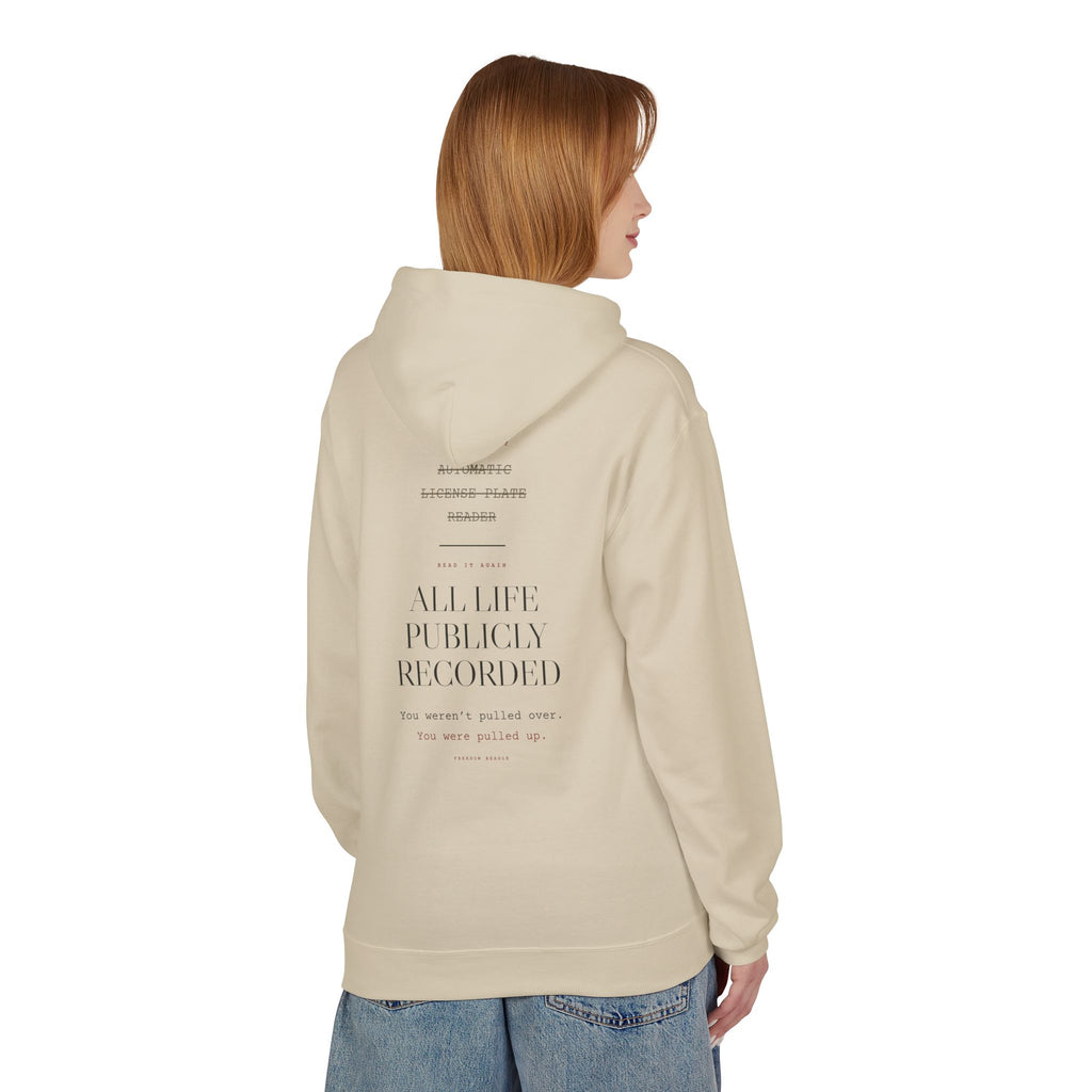 Read It Again — ALPR Hoodie (Cement)