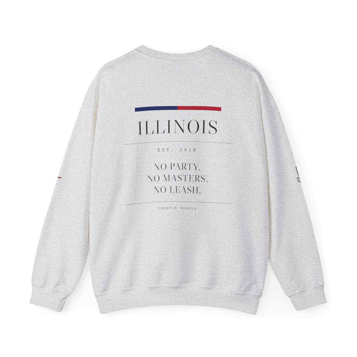 Illinois — Freedom Beagle State Series Crewneck (Sand)