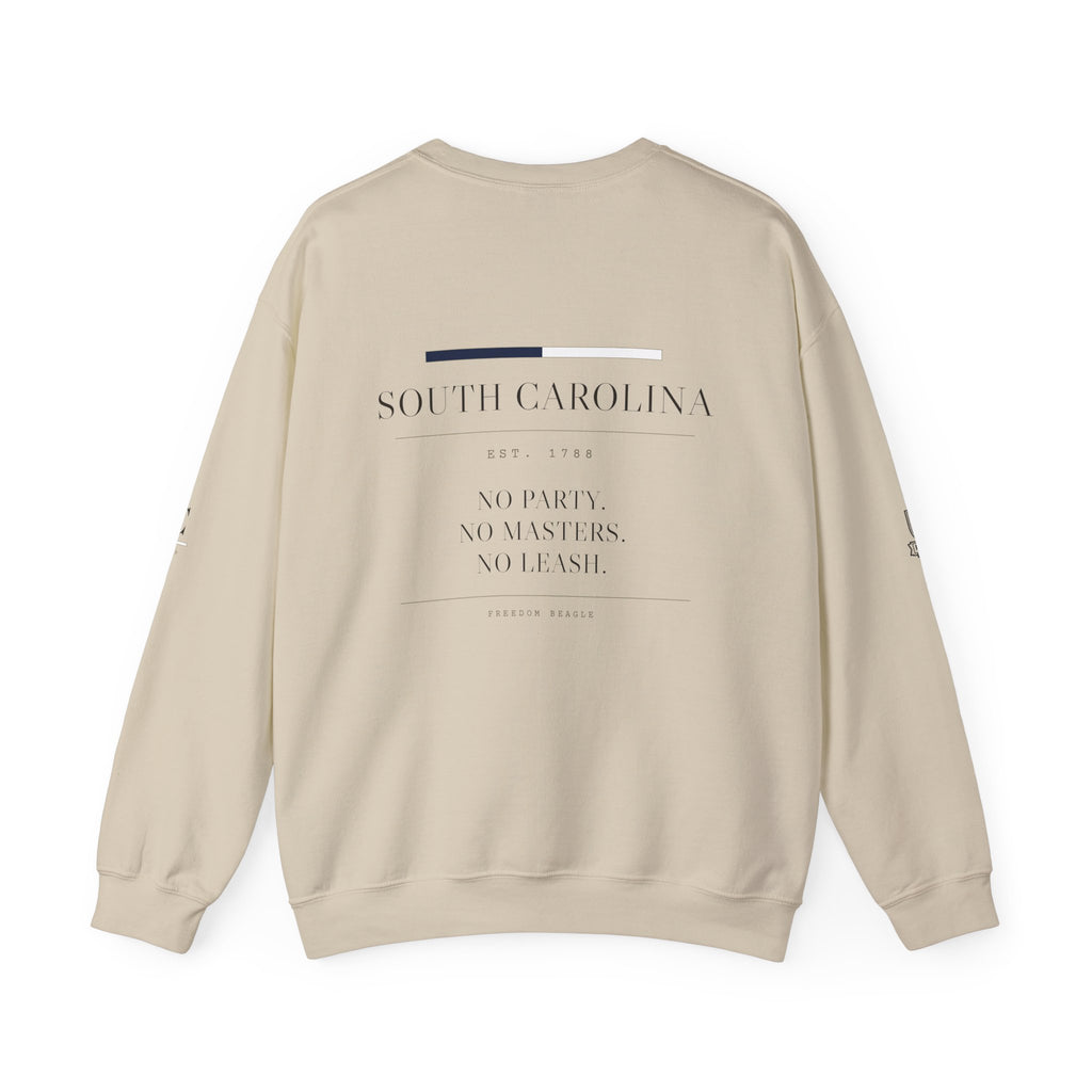 South Carolina — Freedom Beagle State Series Crewneck (Sand)