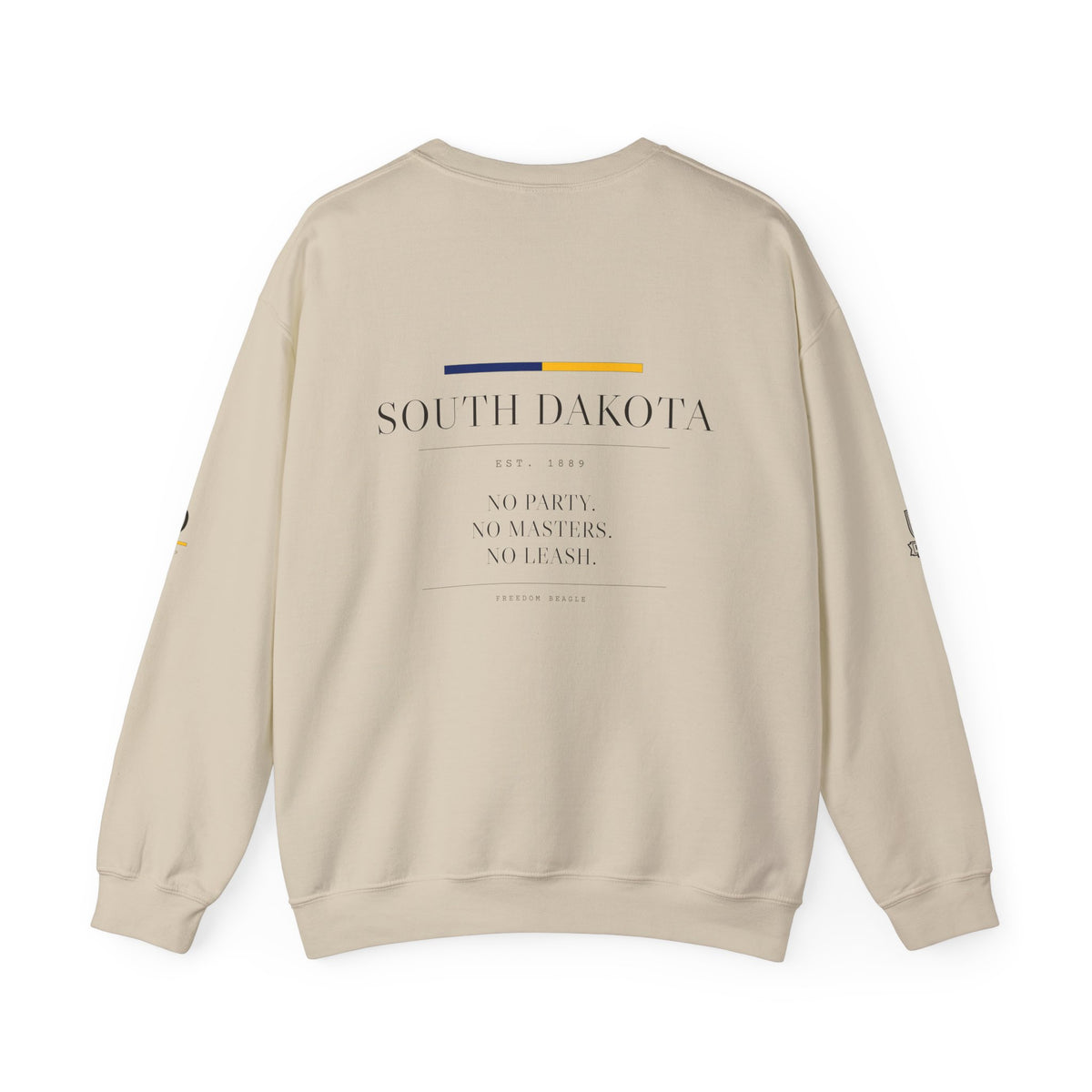 South Dakota — Freedom Beagle State Series Crewneck (Sand)