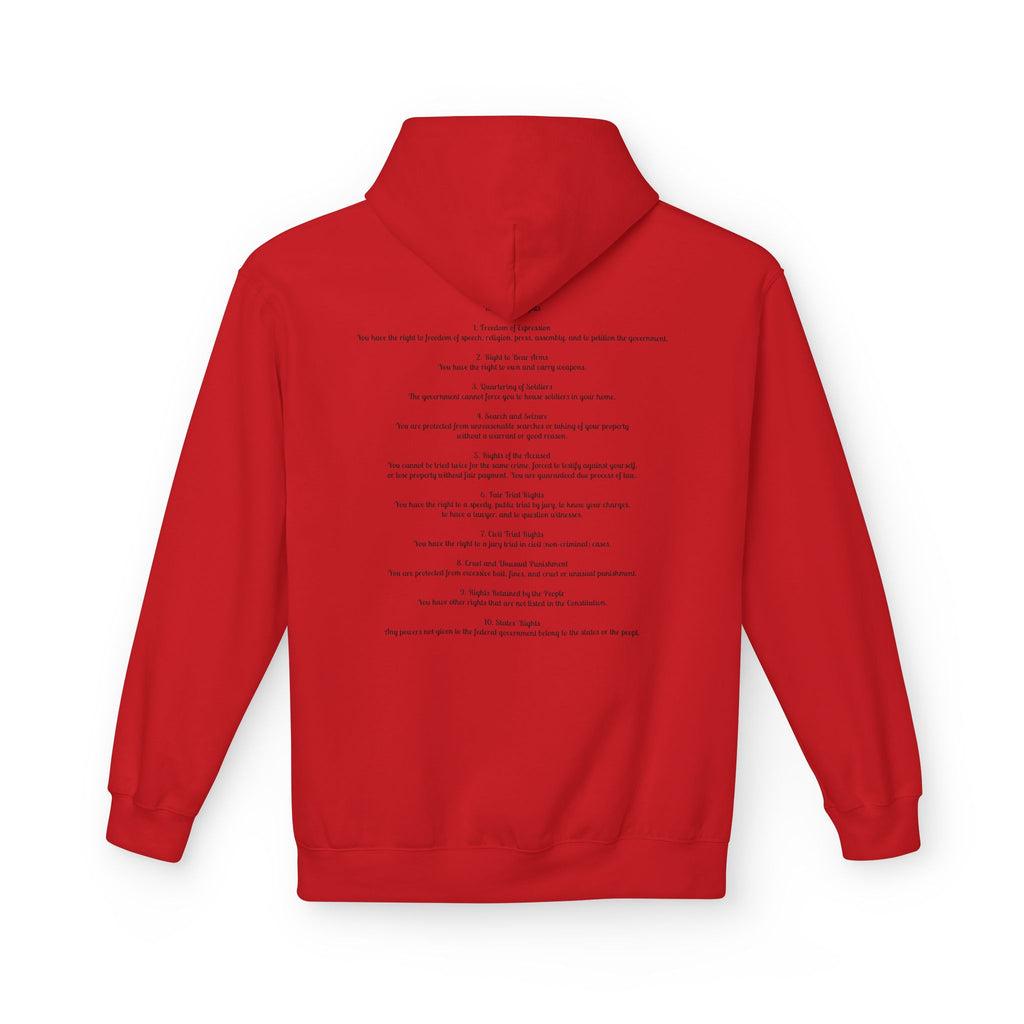 Hoodie - The Founding Beagle, Bill of Rights Design