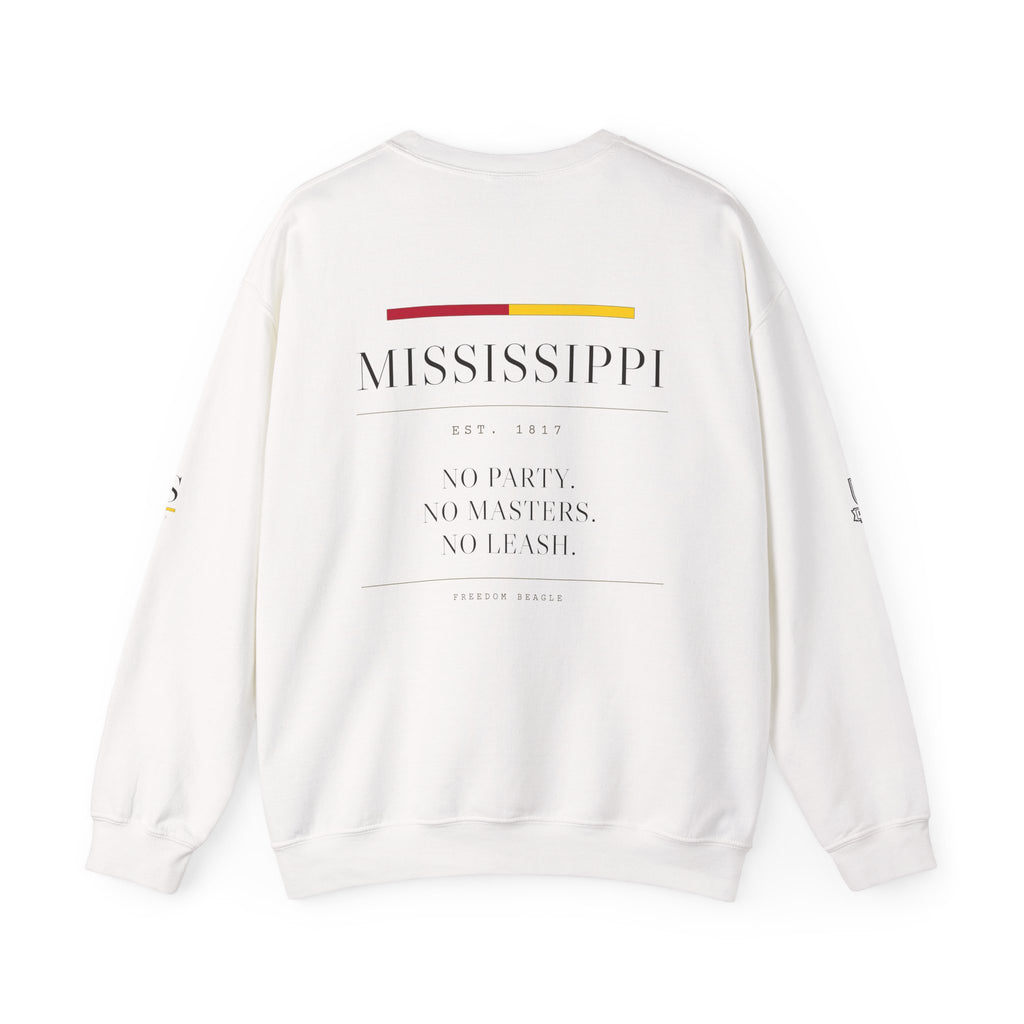 Mississippi — Freedom Beagle State Series Crewneck (Sand)