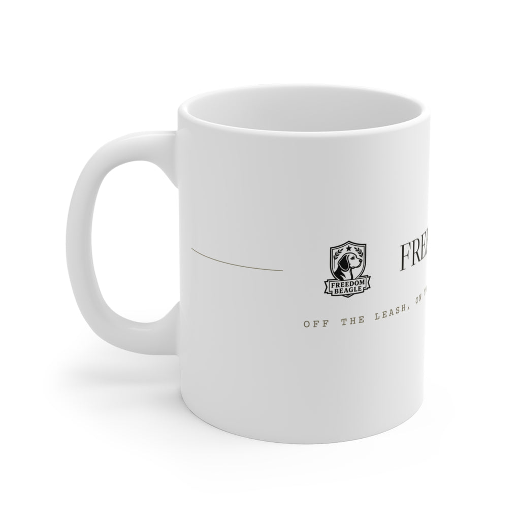 Freedom Beagle Mug — Crest and Masthead