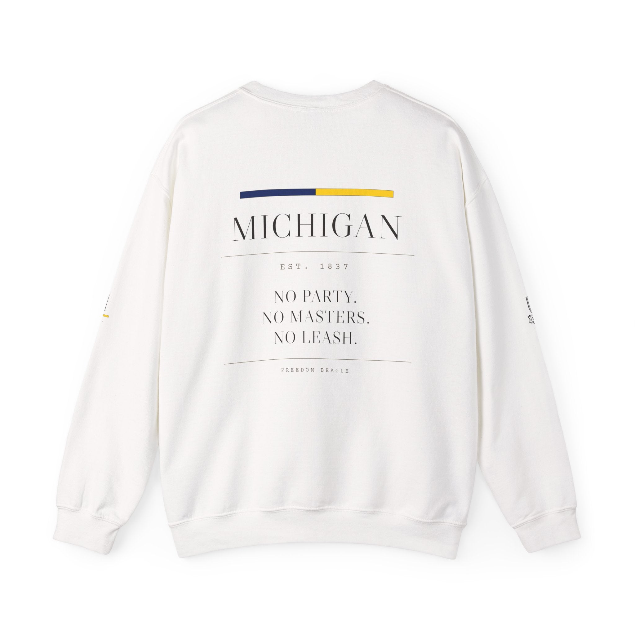 Michigan — Freedom Beagle State Series Crewneck (Sand)