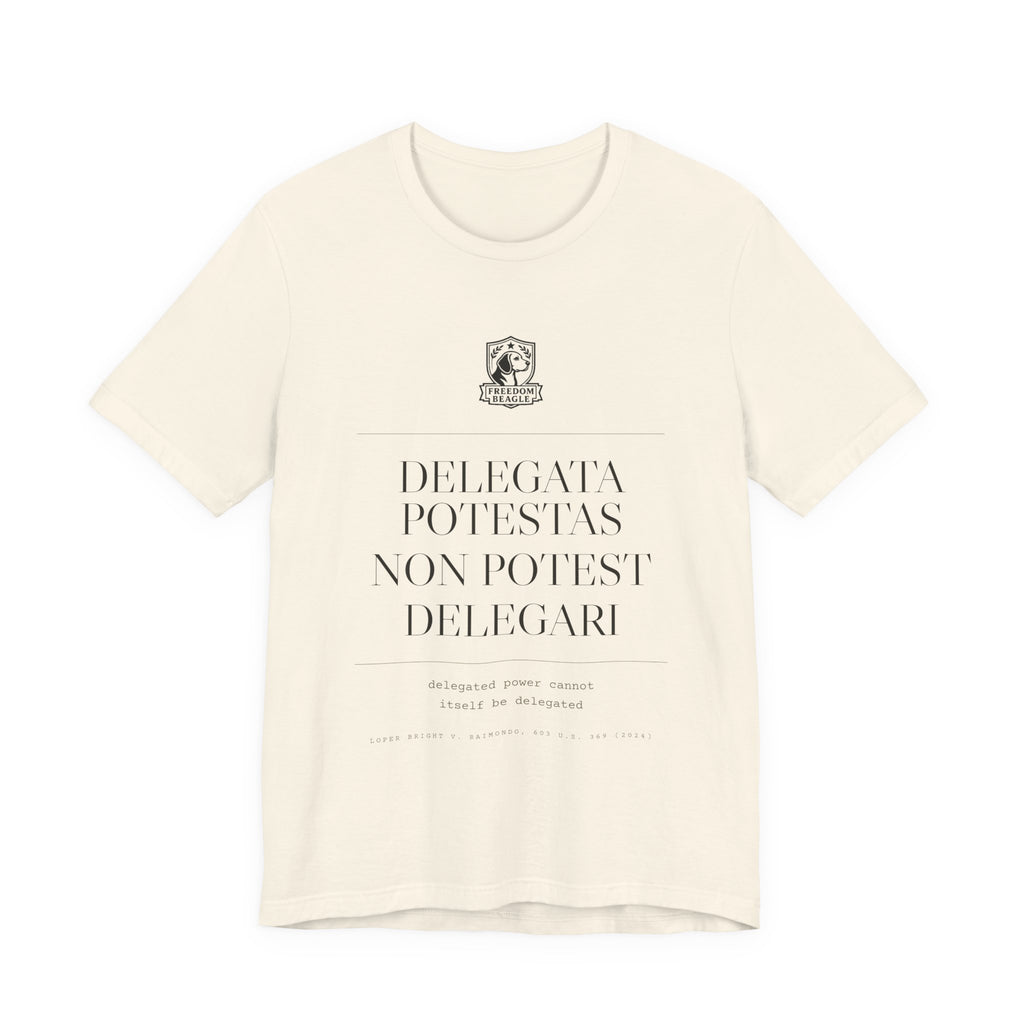 Delegata Potestas Non Potest Delegari — Administrative State Tee (Natural)