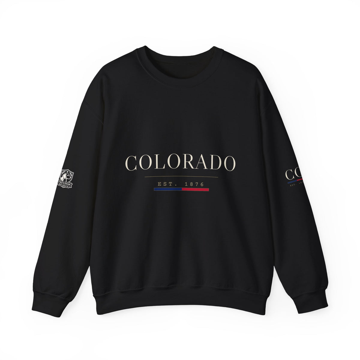 Colorado — Freedom Beagle State Series Crewneck (Black)