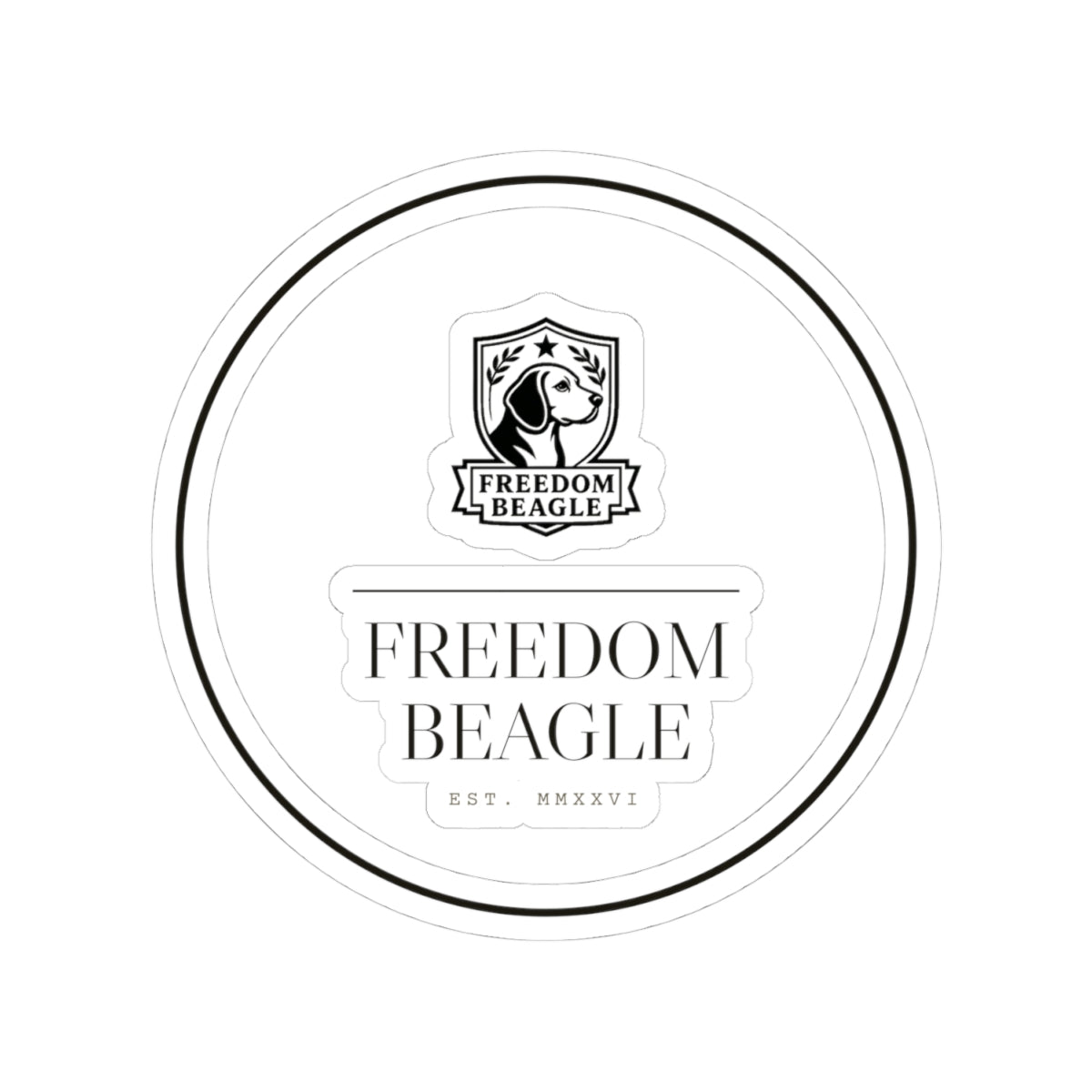 Freedom Beagle Seal — Roundel Sticker