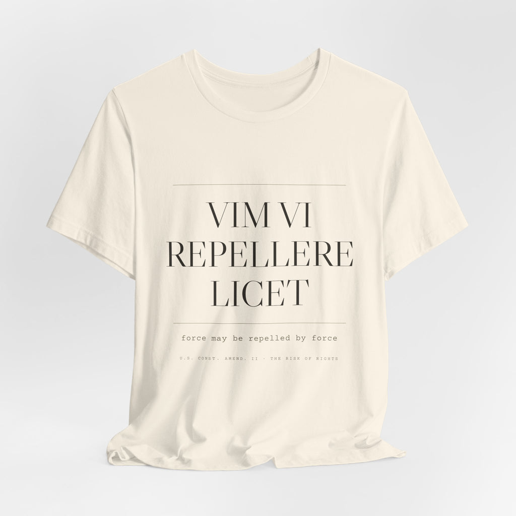 Vim Vi Repellere Licet — Second Amendment Tee (Natural)
