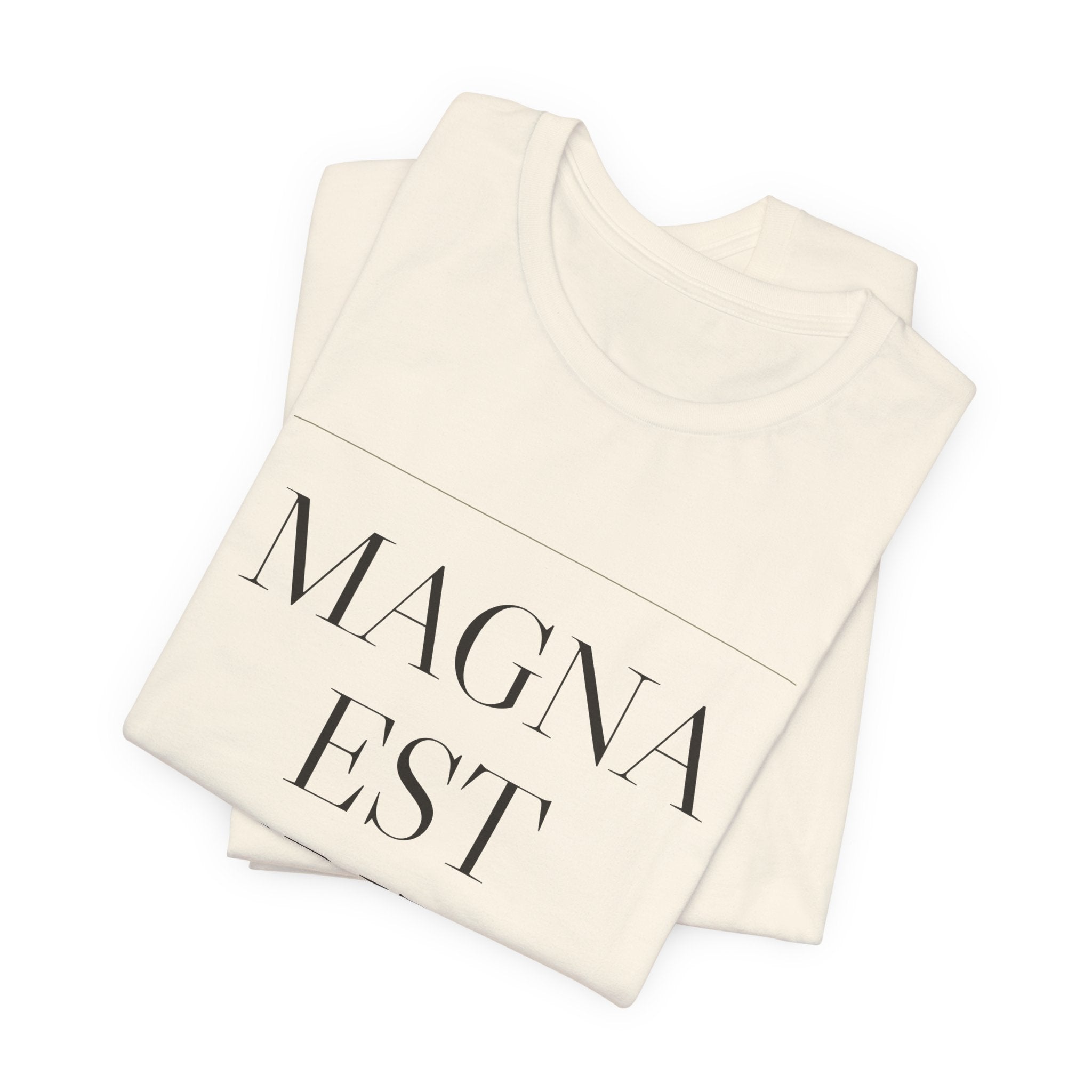 Magna Est Veritas — Great Is the Truth Tee (Natural)