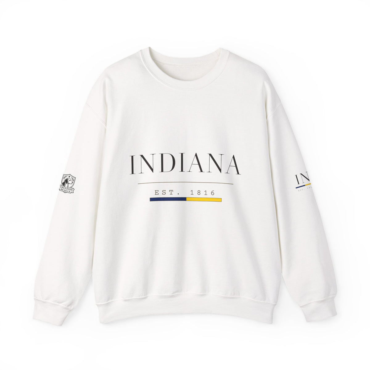 Indiana — Freedom Beagle State Series Crewneck (Sand)