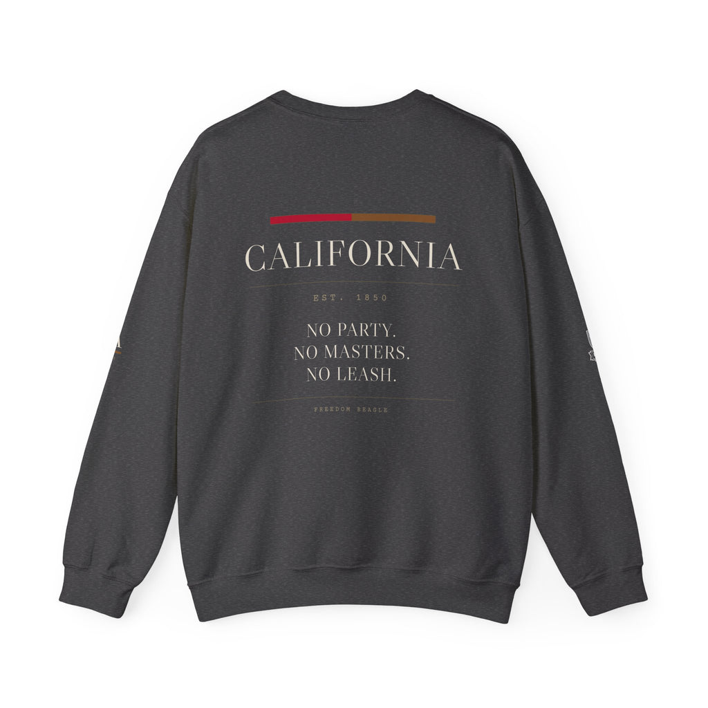 California — Freedom Beagle State Series Crewneck (Black)