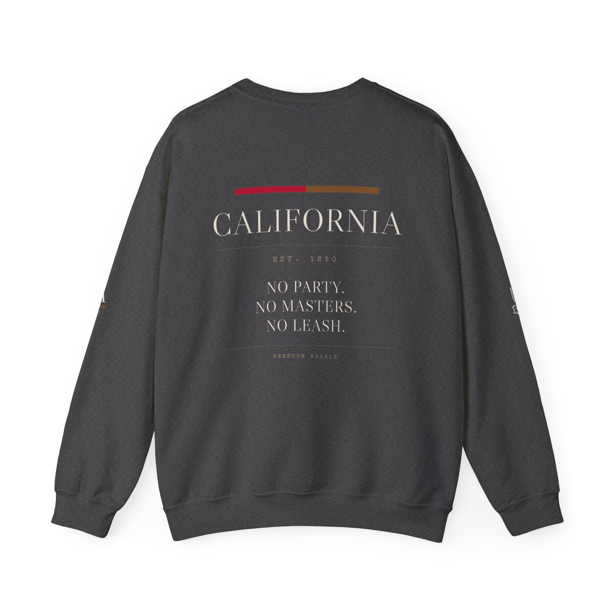 California — Freedom Beagle State Series Crewneck (Black)