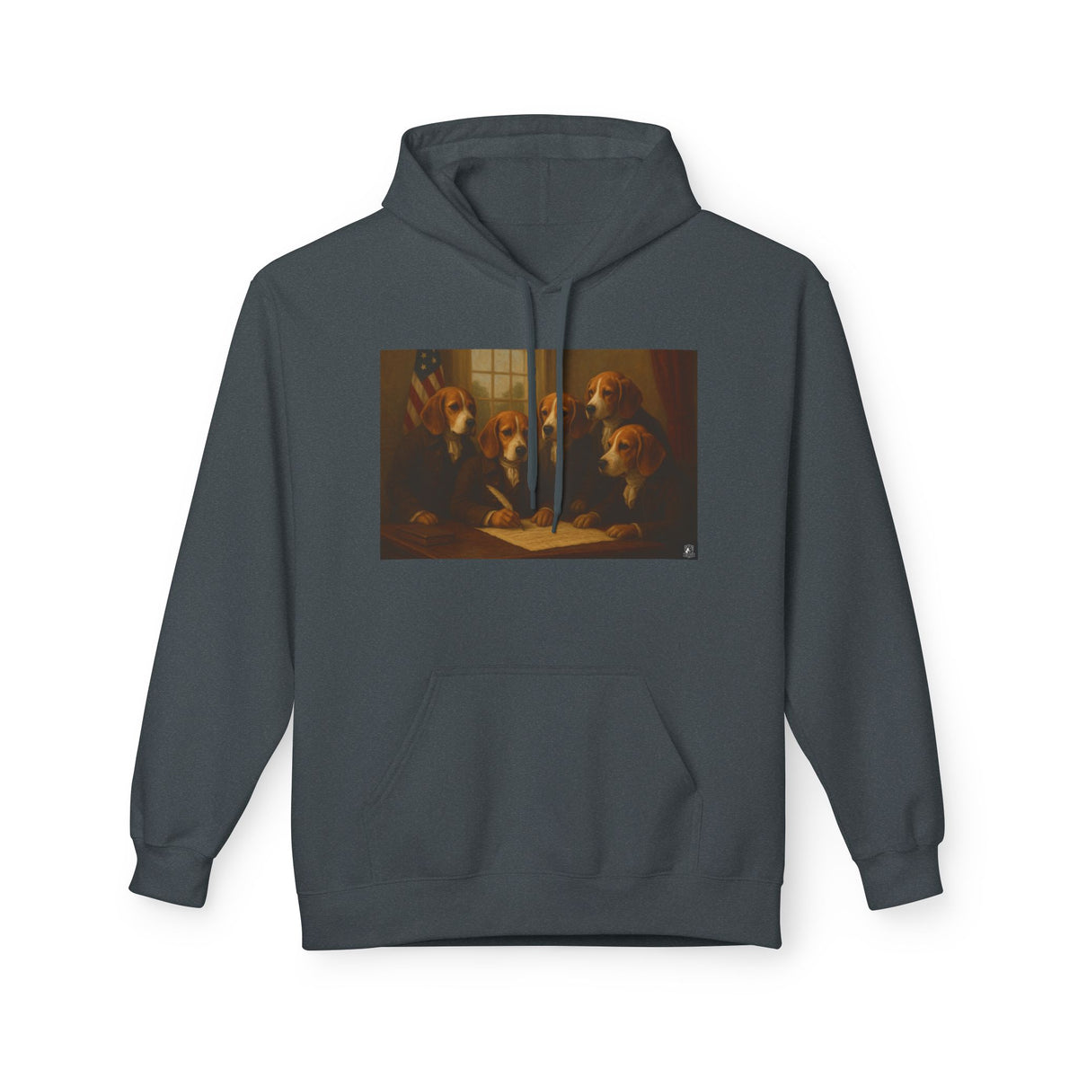 Hoodie - The Founding Beagle, Bill of Rights Design