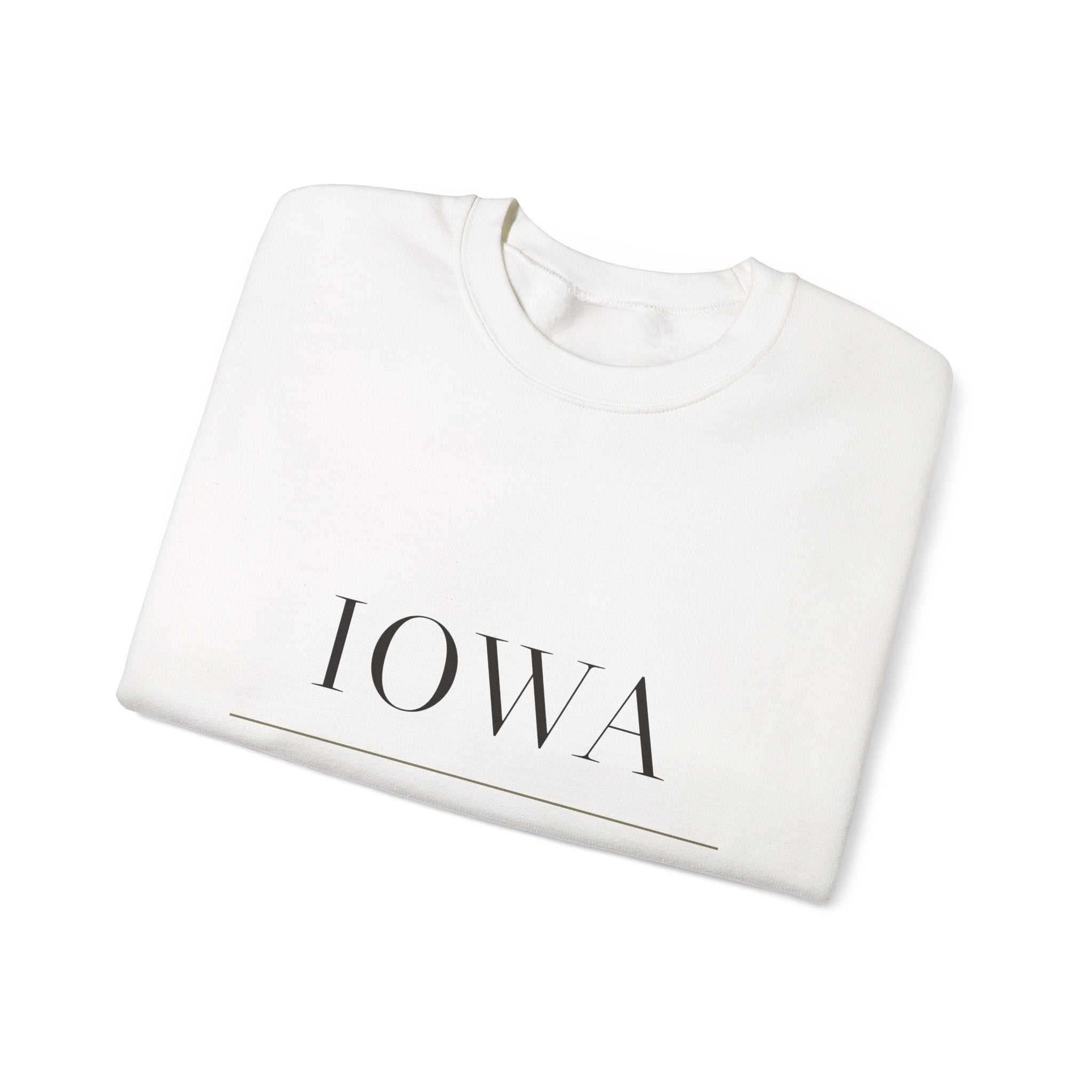 Iowa — Freedom Beagle State Series Crewneck (Sand)