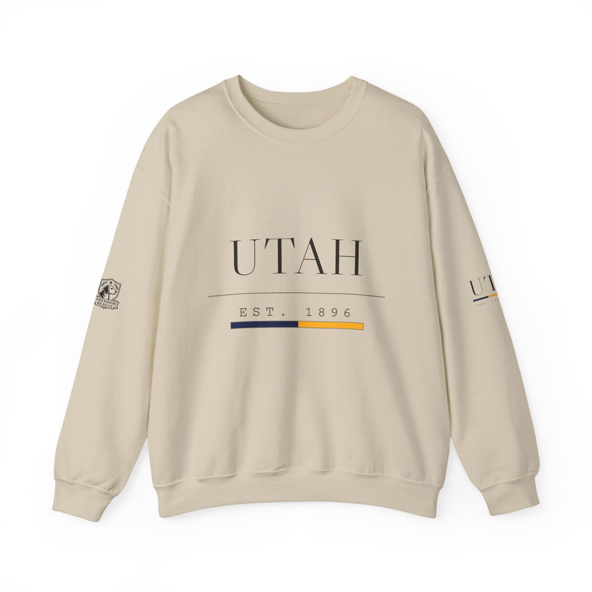 Utah — Freedom Beagle State Series Crewneck (Sand)