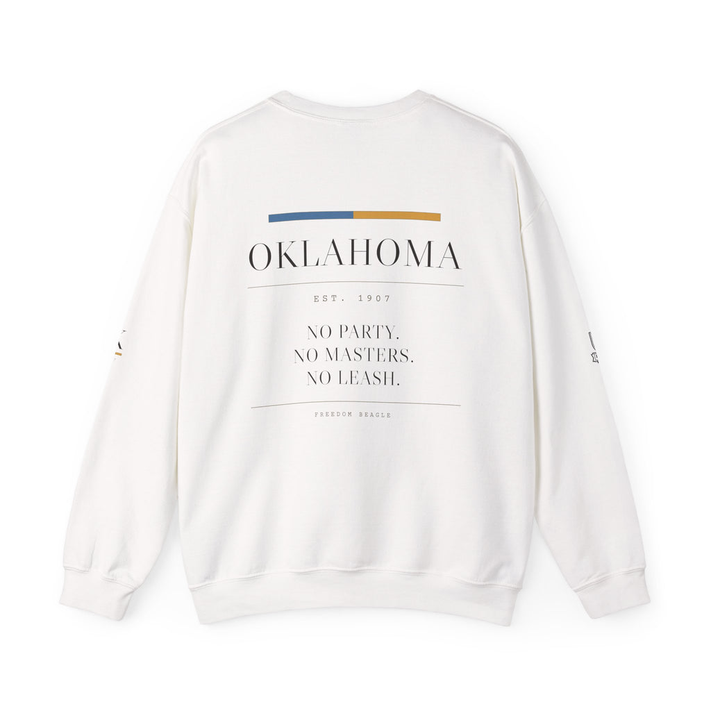 Oklahoma — Freedom Beagle State Series Crewneck (Sand)