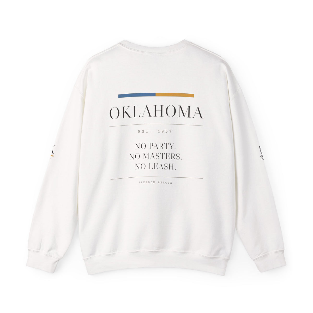 Oklahoma — Freedom Beagle State Series Crewneck (Sand)