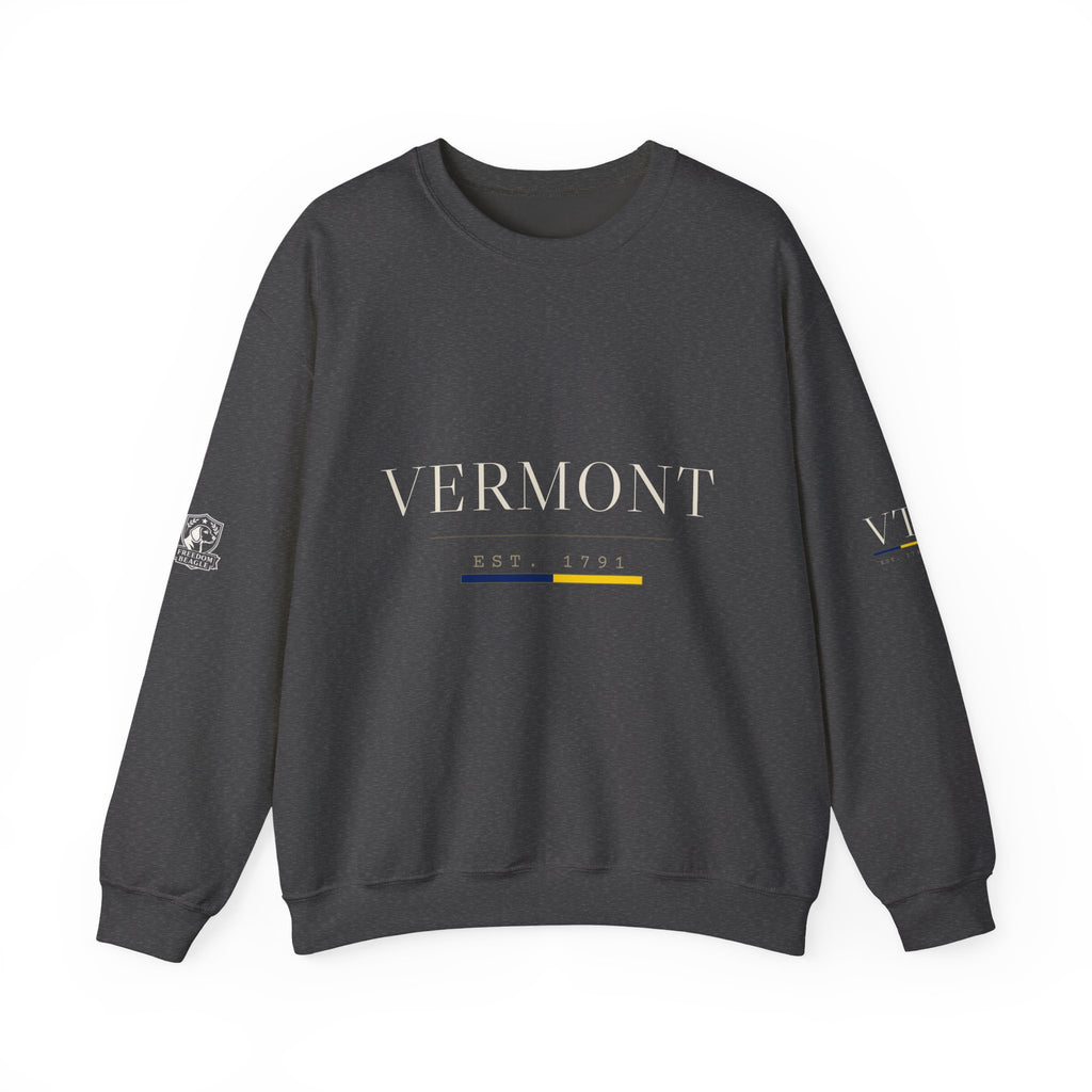 Vermont — Freedom Beagle State Series Crewneck (Black)