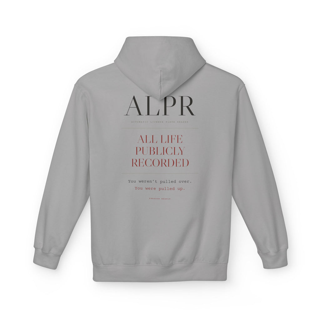 ALPR — All Life Publicly Recorded Hoodie (Cement)